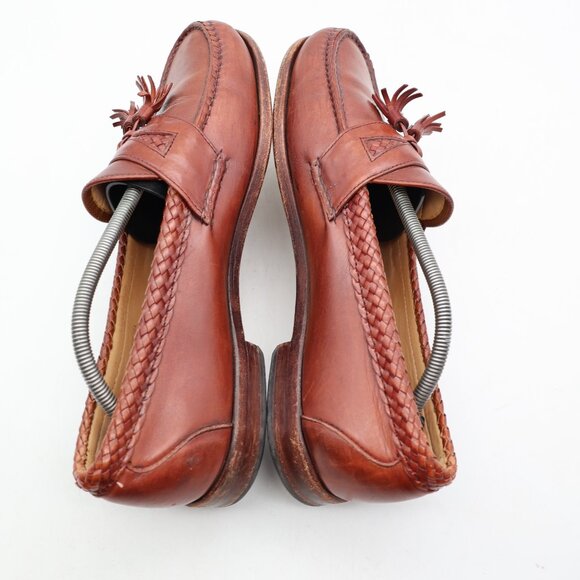 Allen Edmonds Maxfield Tassel Men\'s Size 12 D Brown Casual Classic Shoes USA